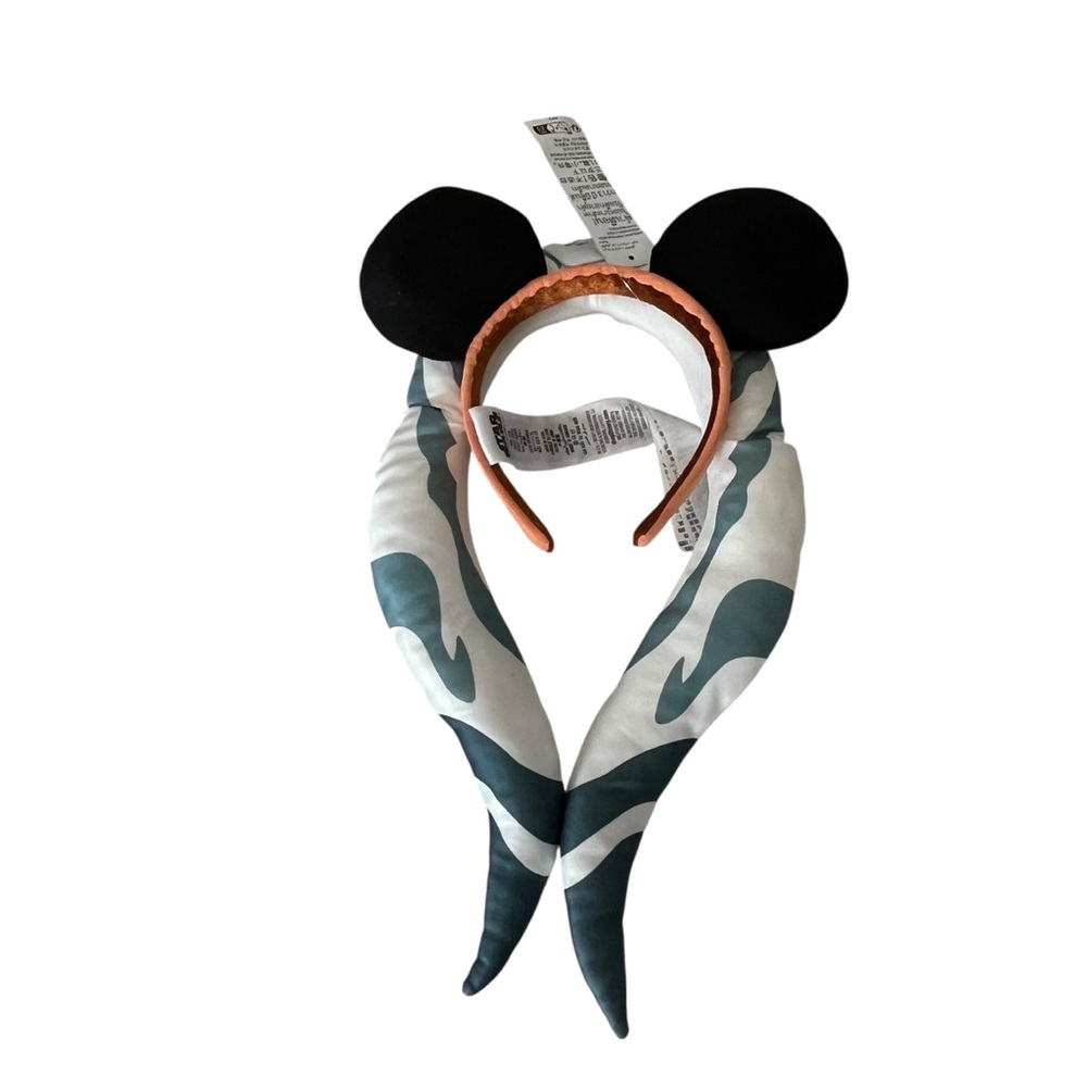 Disney Parks Star Wars Ahsoka Tano Mickey Mouse ear headband rhinestone accents - Picture 2 of 8